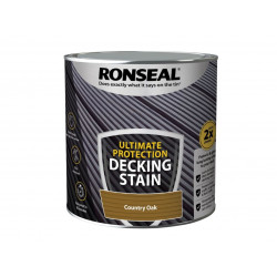 Ronseal 39110 Ultimate Protection Decking Stain Country Oak 2.5 litre