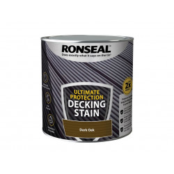 Ronseal 39112 Ultimate Protection Decking Stain Dark Oak 2.5 litre
