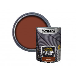 Ronseal 39118 Ultimate Protection Decking Stain Rich Mahogany 5 litre