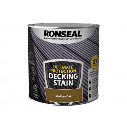 Ronseal 39114 Ultimate Protection Decking Stain Medium Oak 2.5 litre