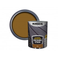 Ronseal 39119 Ultimate Protection Decking Stain Rich Teak 2.5 litre