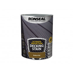Ronseal 39115 Ultimate Protection Decking Stain Medium Oak 5 litre