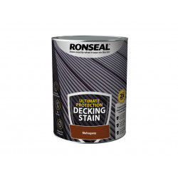 Ronseal 39118 Ultimate Protection Decking Stain Rich Mahogany 5 litre