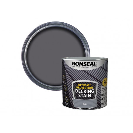 Ronseal 39122 Ultimate Protection Decking Stain Slate 2.5 litre
