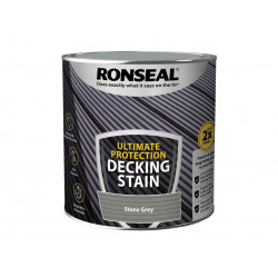 Ronseal 39121 Ultimate Protection Decking Stain Stone Grey 2.5 litre