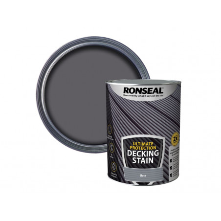 Ronseal 39123 Ultimate Protection Decking Stain Slate 5 litre