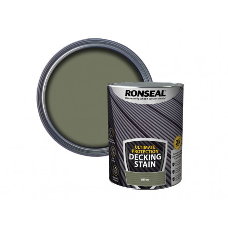 Ronseal 39224 Ultimate Protection Decking Stain Willow 5 litre