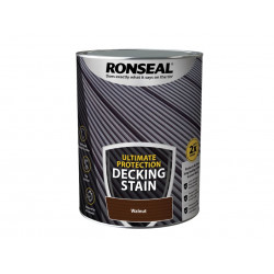 Ronseal 39105 Ultimate Protection Decking Stain Walnut 5 litre