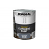 Ronseal 39370 One Coat Cupboard Paint Cobalt Grey Gloss 750ml