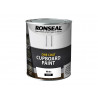 Ronseal 37489 One Coat Cupboard Paint White Satin 750ml