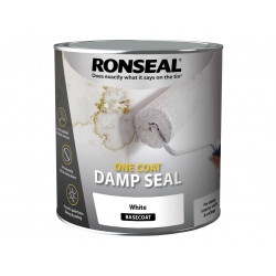 Ronseal 36958 One Coat Damp Seal White 2.5 litre