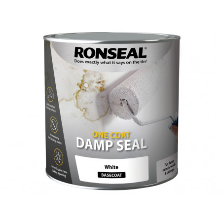 Ronseal 36958 One Coat Damp Seal White 2.5 litre
