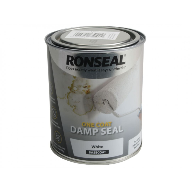 Ronseal 37563 One Coat Damp Seal White 750ml Ronseal 37563 One Coat Damp Seal White 750ml