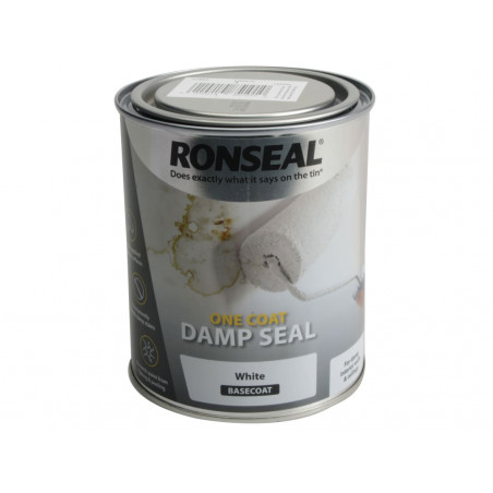 Ronseal 37563 One Coat Damp Seal White 750ml