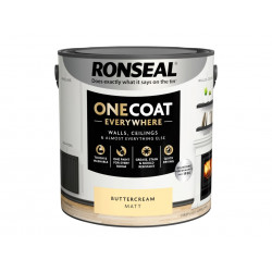 Ronseal KCB.7015103.41804.76 One Coat Everywhere Interior Paint Buttercream Matt 2.5 litre