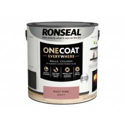 Ronseal KCB.7015103.82304.76 One Coat Everywhere Interior Paint Hazy Pink Matt 2.5 litre
