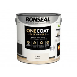 Ronseal KCB.7015103.22204.76 One Coat Everywhere Interior Paint Linen Matt 2.5 litre