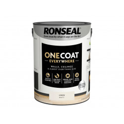Ronseal KCB.7015103.22204.81 One Coat Everywhere Interior Paint Linen Matt 5 litre