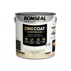 Ronseal KCB.7015103.62204.76 One Coat Everywhere Interior Paint Light Sage Matt 2.5 litre