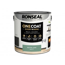 Ronseal KCB.7015103.62604.76 One Coat Everywhere Interior Paint Muted Jade Matt 2.5 litre