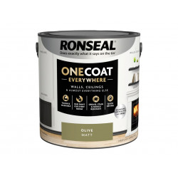 Ronseal KCB.7015103.62404.76 One Coat Everywhere Interior Paint Olive Matt 2.5 litre