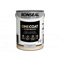 Ronseal KCB.7015103.12504.81 One Coat Everywhere Interior Slate Grey Matt 5 litre