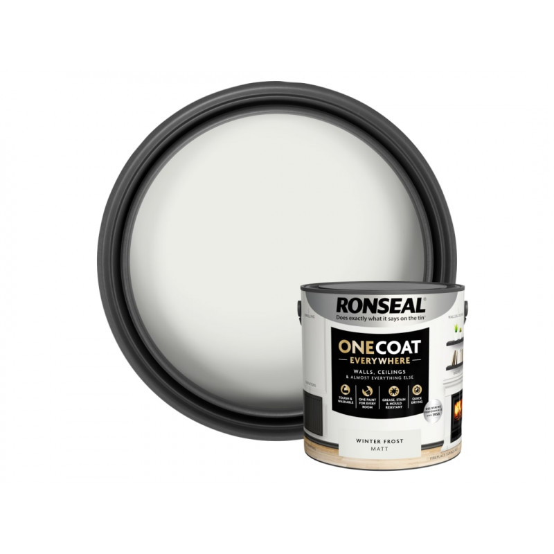 Ronseal KCB.7015103.22104.76 One Coat Everywhere Interior Winter Frost Matt 2.5 litre