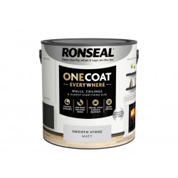 Ronseal KCB.7015103.12704.76 One Coat Everywhere Interior Smooth Stone Matt 2.5 litre