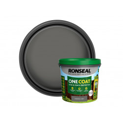 Ronseal KCB.8174503.10800.81 One Coat Shed & Fence Protection Charcoal Grey 5 litre