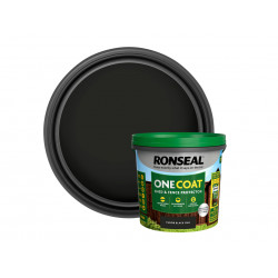 Ronseal KCB.8174503.10400.81 One Coat Shed & Fence Protection Tudor Black Oak 5 litre