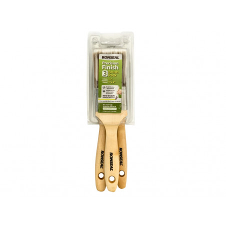 Ronseal 37074 Precision Finish Brush (Pack 3)