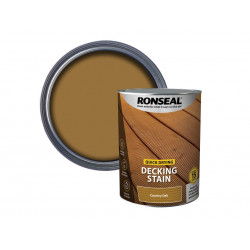 Ronseal 39084 Quick Drying Decking Stain Country Oak 5 litre