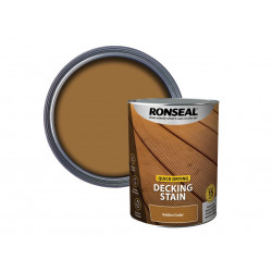Ronseal 39081 Quick Drying Decking Stain Golden Cedar 5 litre