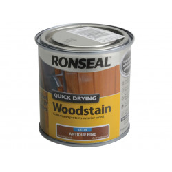 Ronseal 09480 Quick Drying Woodstain Satin Antique Pine 250ml