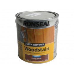 Ronseal 30946 Quick Drying Woodstain Satin Antique Pine 2.5 litre
