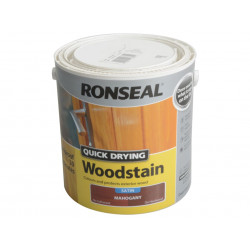 Ronseal 30944 Quick Drying Woodstain Satin Mahogany 2.5 litre