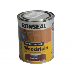 Ronseal 08733 Quick Drying Woodstain Satin Mahogany 750ml