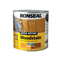 Ronseal 34971 Quick Drying Woodstain Satin Natural Pine 2.5 litre