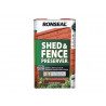 Ronseal 37651 Shed & Fence Preserver Autumn Brown 5 litre