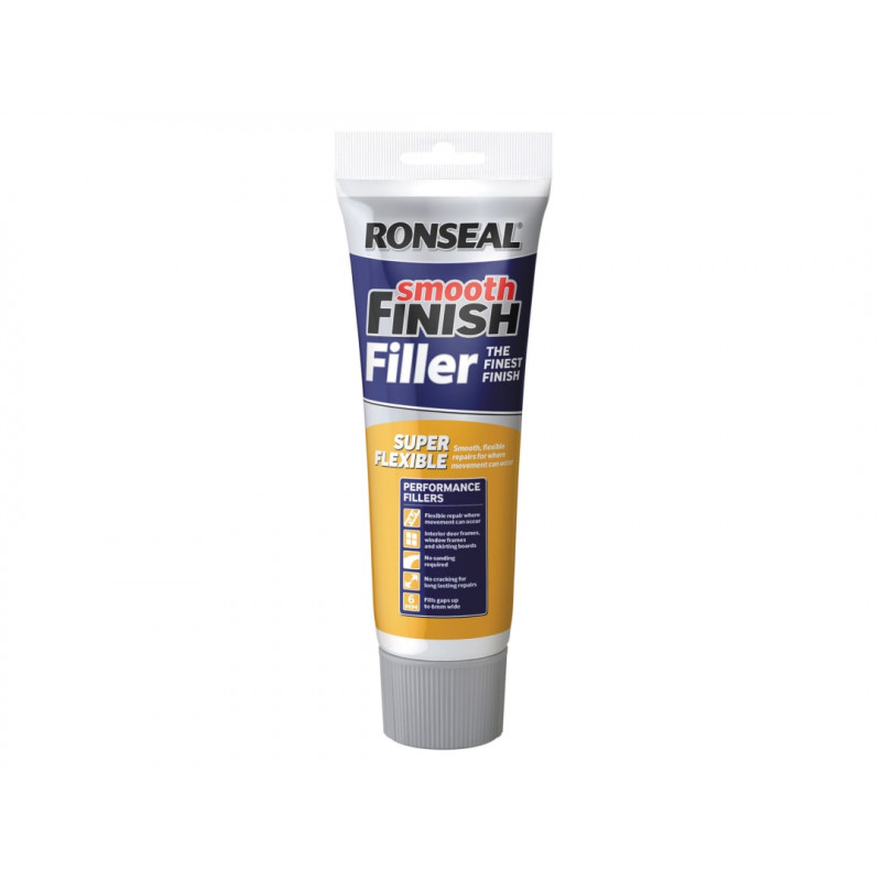 Ronseal 36559 Smooth Finish Super Flexible Filler Tube 330g Ronseal 36559 Smooth Finish Super Flexible Filler Tube 330g