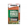 Ronseal 37649 Shed & Fence Preserver Light Brown 5 litre