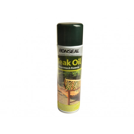 Ronseal 35820 Garden Furniture Teak Oil Aerosol 500ml