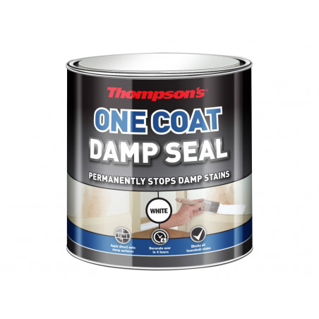 Ronseal 34579 Thompson's One Coat Stain Block Damp Seal 2.5 litre