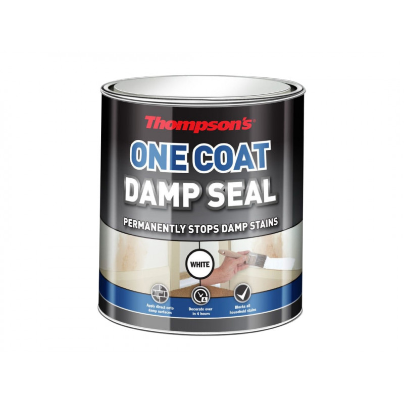 Ronseal 34578 Thompson's One Coat Stain Block Damp Seal 750ml