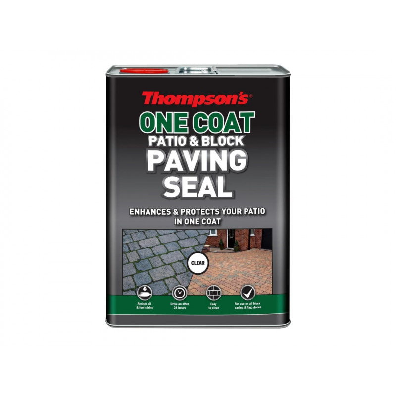 Ronseal 35273 Thompson's One Coat Patio & Block Paving Seal 5 litre Ronseal 35273 Thompson's One Coat Patio & Block Paving Seal 5 litre