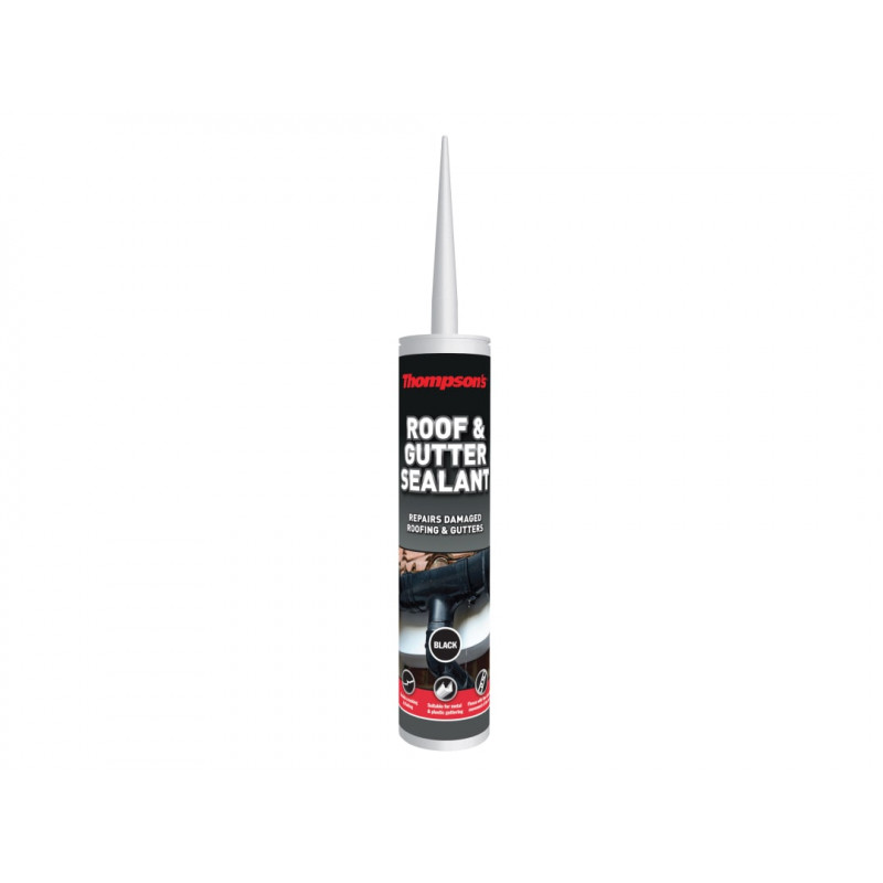 Ronseal 34030 Thompson's Roof & Gutter Sealant Black 310ml Ronseal 34030 Thompson's Roof & Gutter Sealant Black 310ml