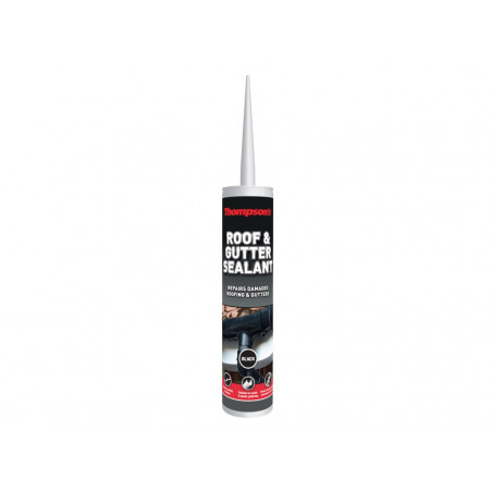 Ronseal 34030 Thompson's Roof & Gutter Sealant Black 310ml