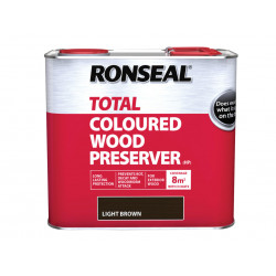 Ronseal 38587 Trade Total Wood Preserver Light Brown 2.5 litre