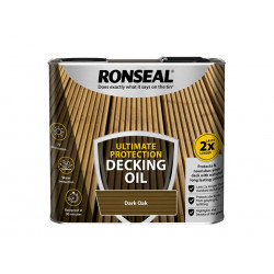 Ronseal 36938 Ultimate Protection Decking Oil Dark Oak 2.5 litre