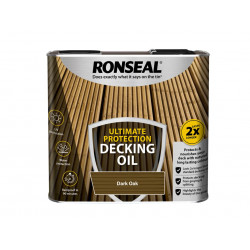 Ronseal 37295 Ultimate Protection Decking Oil Dark Oak 5 litre